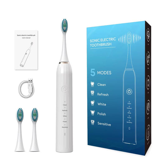 🦷 Brosse à Dents Électrique Sonique – Nettoyage Pro, à Domicile